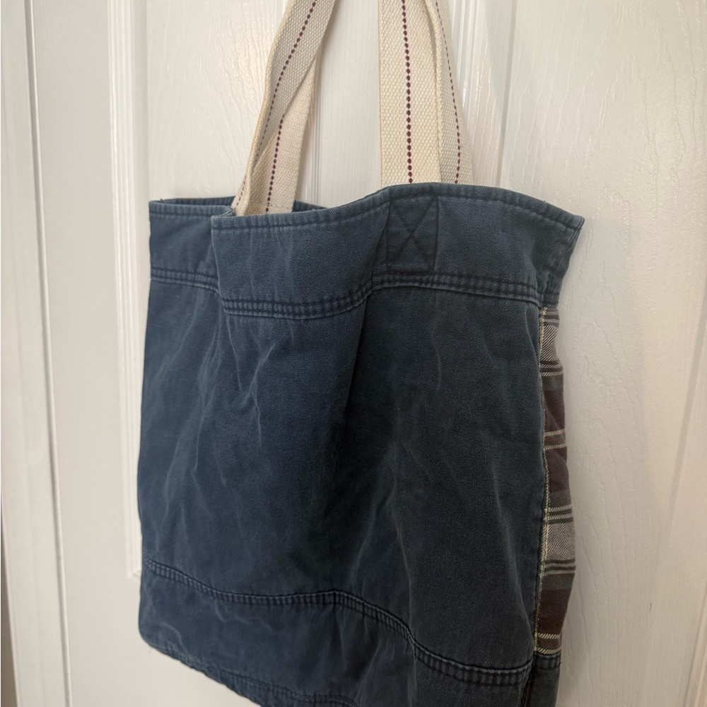 Hollister Plaid Tote Bag Y2K - Picture 3 of 5